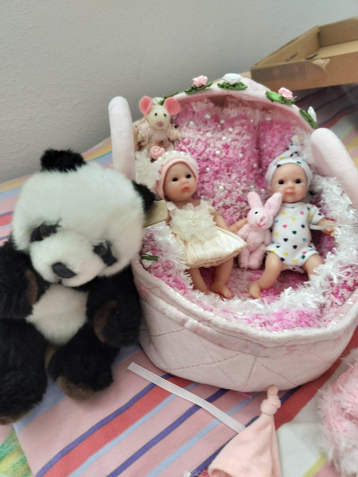Siliconen babys 17 cm groot met veel exstra,s, Verzamelen, Poppen, Verzenden, Nieuw, Babypop, Levensecht of Reborn