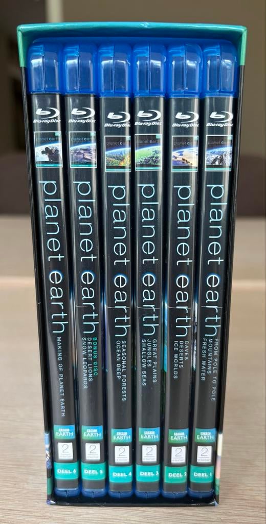 BBC Earth Planet Earth Blu-ray box (6 discs), complete serie, Ophalen of Verzenden, Zo goed als nieuw