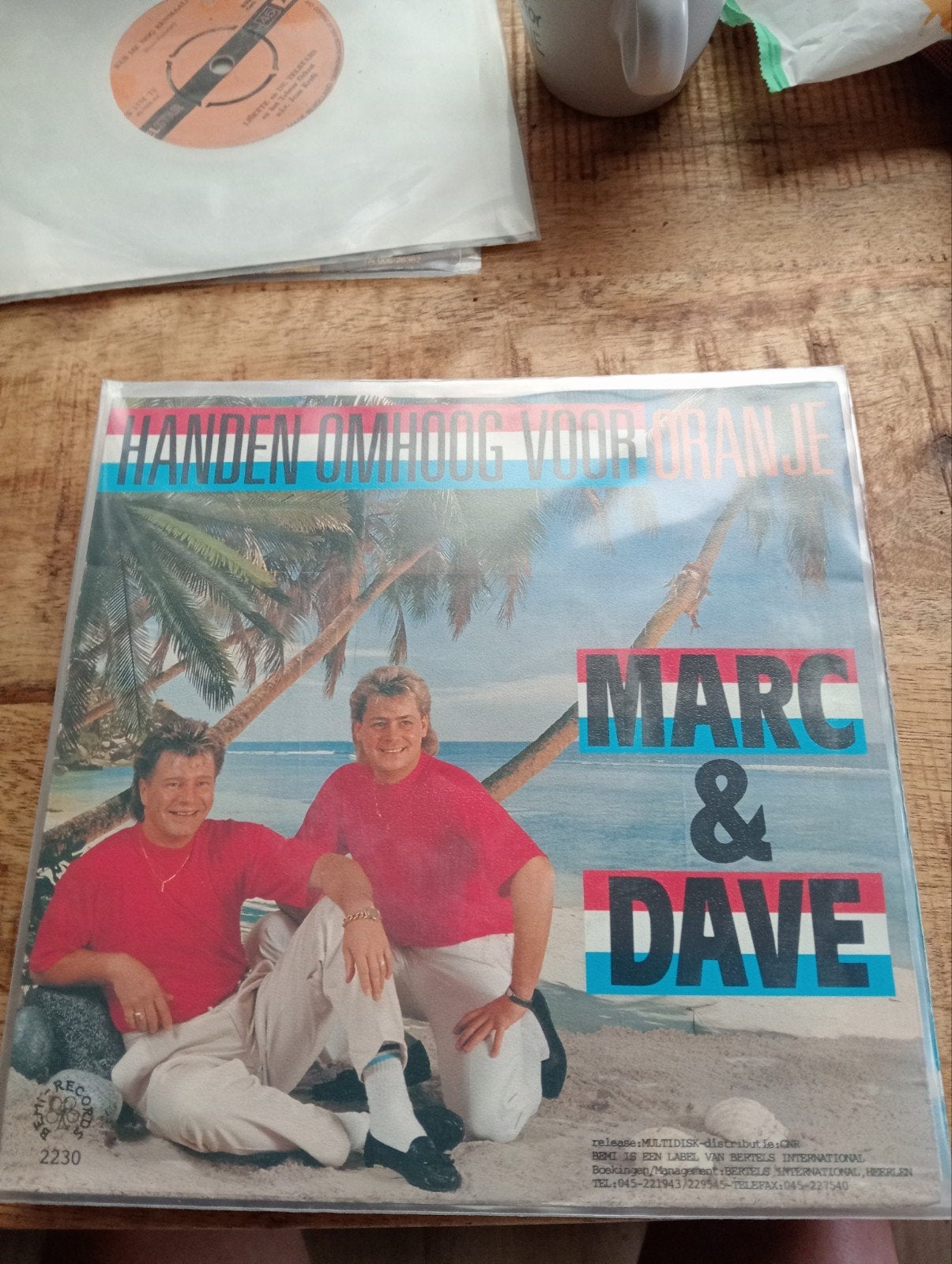 marc & Dave - Händen omhoog voor oranje, Ophalen of Verzenden, Zo goed als nieuw, Overige formaten, Levenslied of Smartlap