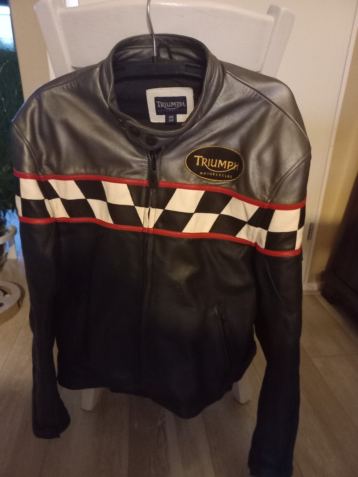 Triumph Leren motorpak mt 56, Motoren, Kleding | Motorkleding, Ophalen, Tweedehands, Combipak