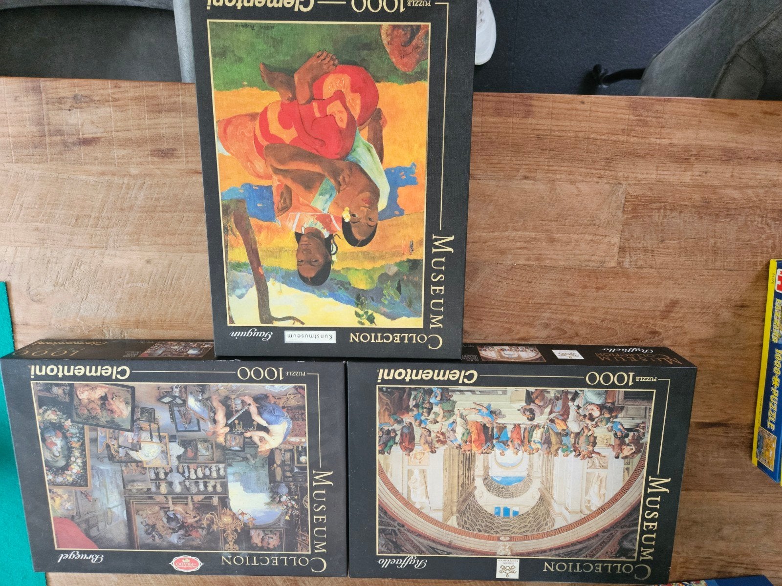 3x clementoni museum collectie, Ophalen of Verzenden, 500 t/m 1500 stukjes, Zo goed als nieuw