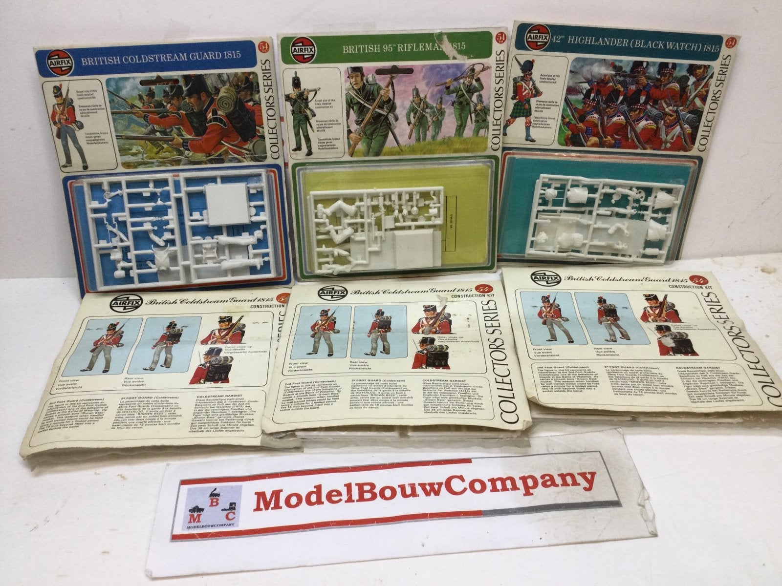 Kavel Airfix British Collectors series  6 stuks, Ophalen of Verzenden, Zo goed als nieuw, 1:35 tot 1:50, Figuur of Figuren