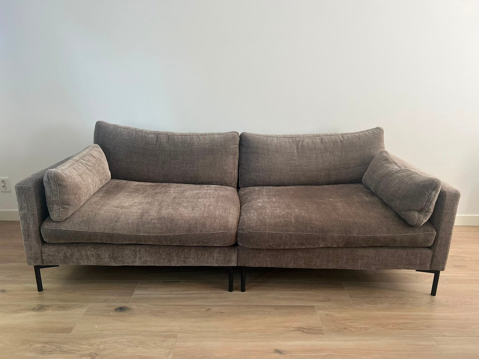 Zuiver Summer 3-zitsbank Coffee-Taupe, Huis en Inrichting, Banken | Bankstellen, Ophalen, Tweepersoons, 75 tot 100 cm, Zo goed als nieuw