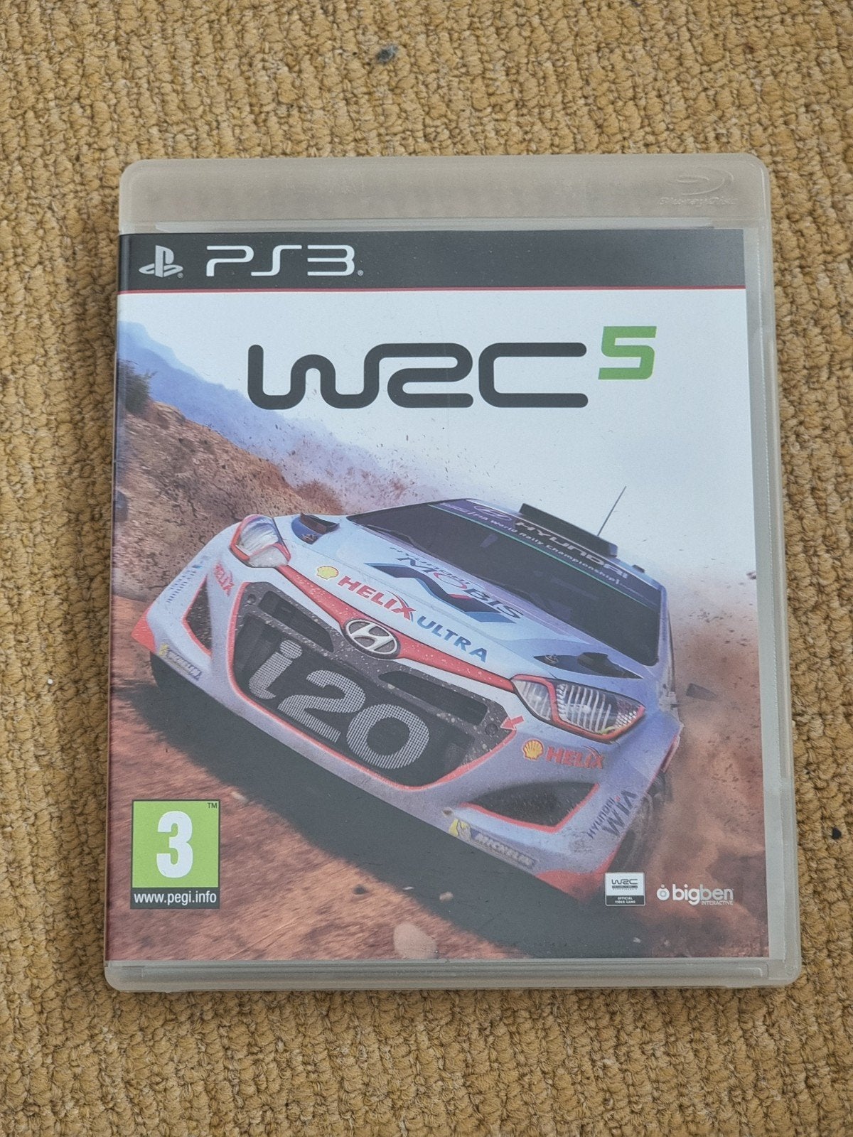 WRC 5 FIA World Rally Championship PS3 CIB, Ophalen, 1 speler, Racen en Vliegen, Zo goed als nieuw