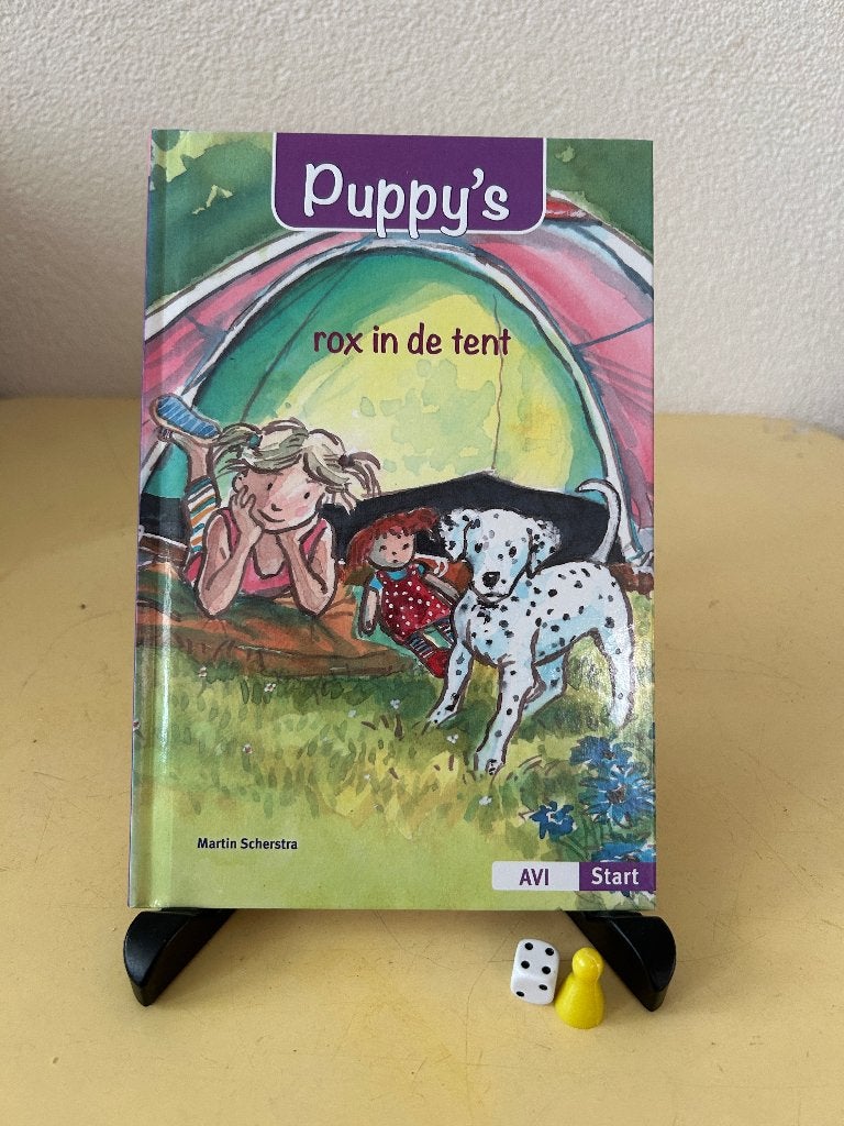 Kinderboek Puppy's: Rox in de tent (AVI Start), Boeken, Kinderboeken | Jeugd | onder 10 jaar, Fictie algemeen, Martin Scherstra