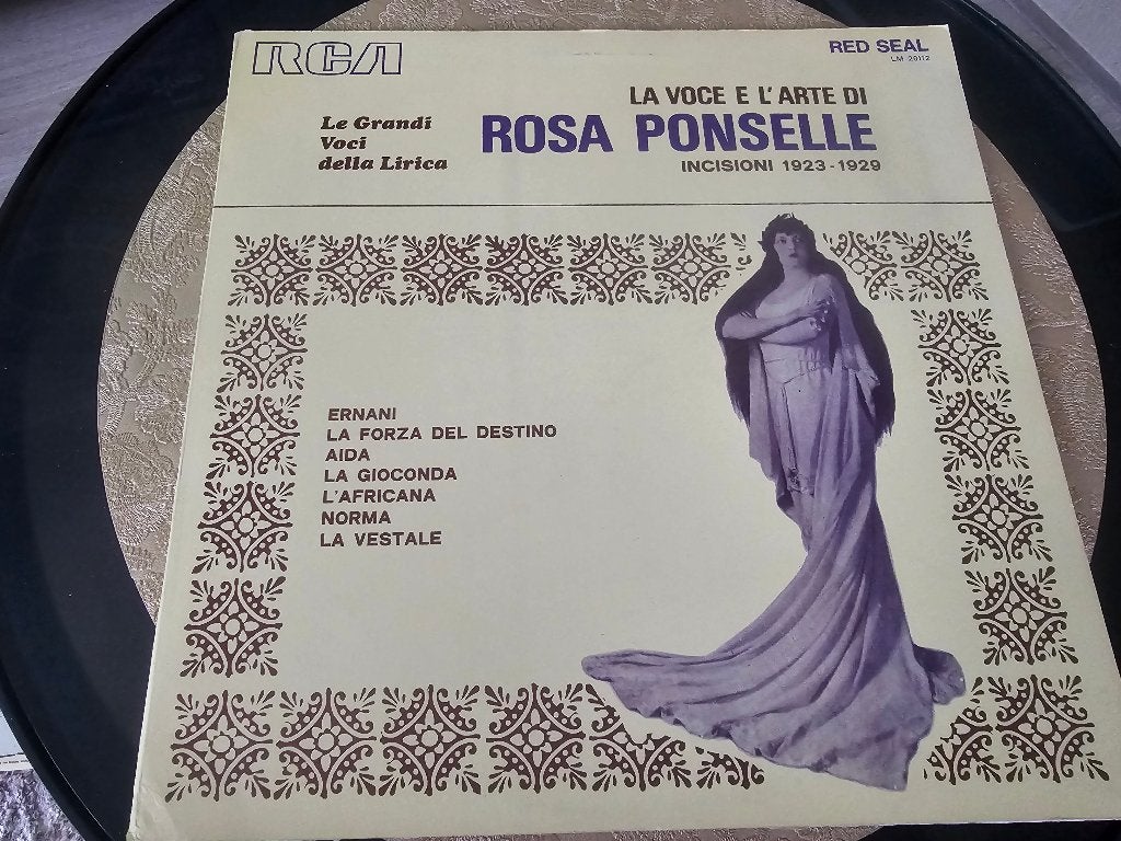Rosa Ponselle – La Voce E L'Arte Di Rosa Ponselle, Gebruikt, Opera of Operette, Ophalen of Verzenden, 12 inch