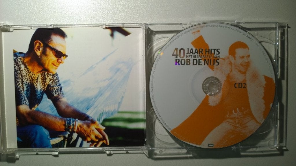 Rob de Nijs - 40 Jaar Hits (2 CD), Cd's en Dvd's, Ophalen of Verzenden, Zo goed als nieuw, Pop, Album