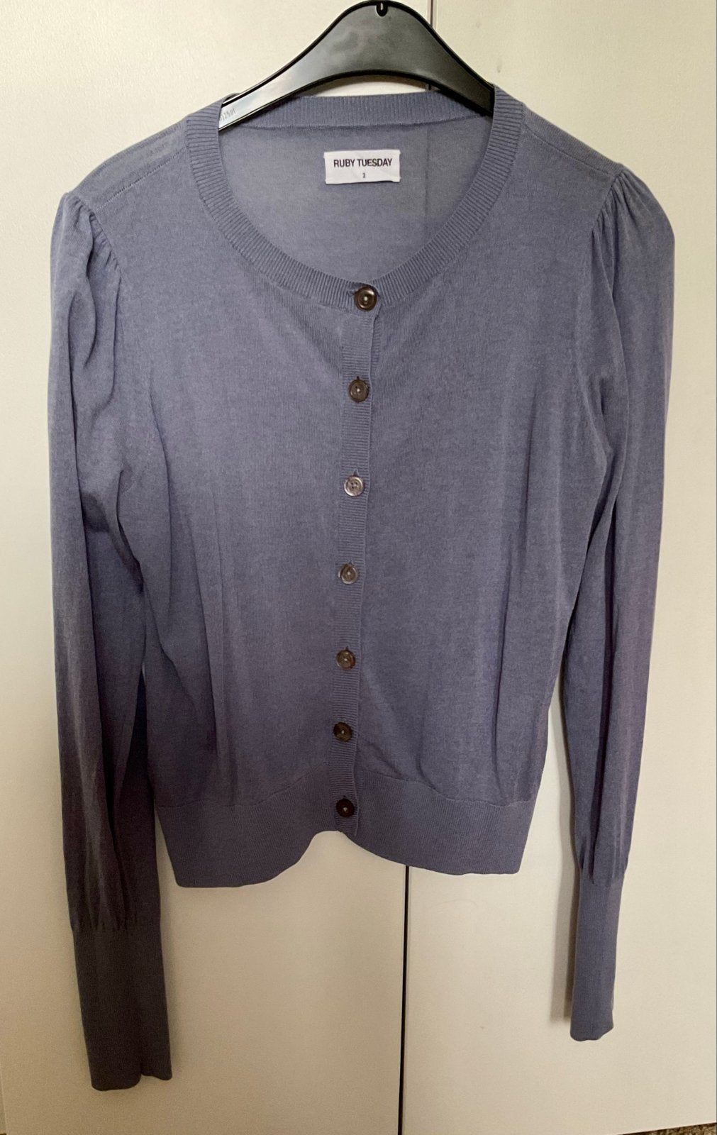 Ruby Tuesday Vestje Maat 2 (ca. 38) Lila Grijs Nieuwstaat, Ophalen of Verzenden, Nieuw, Maat 38/40 (M), Grijs