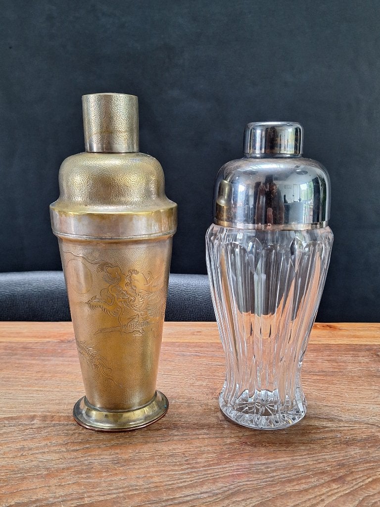 lot 2st oude vintage antieke cocktail shakers, Ophalen of Verzenden, Huis en Inrichting