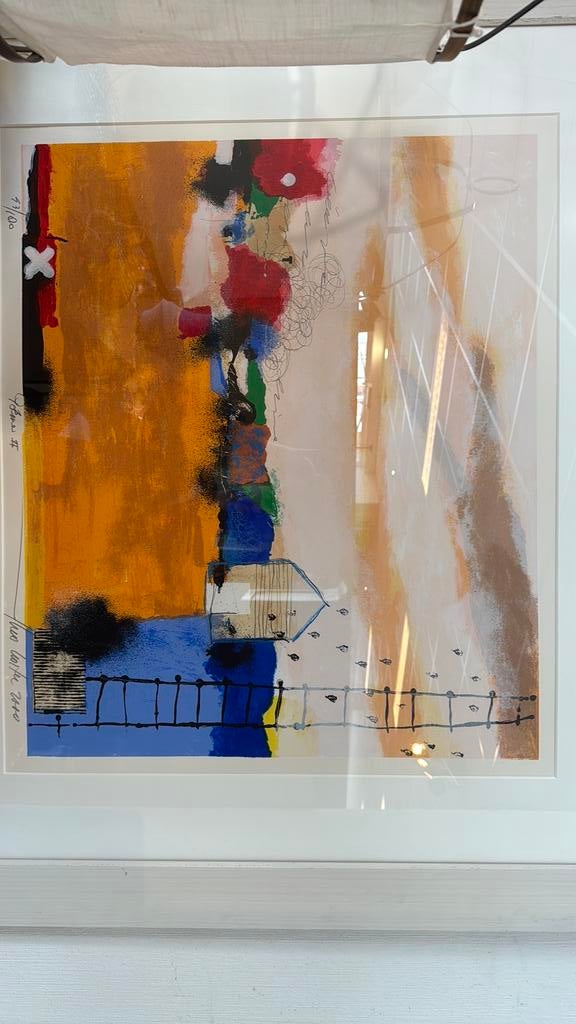 Theo Koster POEME II zeefdruk, Ophalen