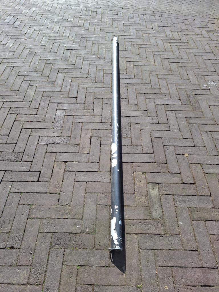 Giek, aluminium voor Volksboot 480 of schakel, vaurien, etc, Watersport en Boten, Bootonderdelen, Ophalen, Gebruikt, Tuigage en Masten