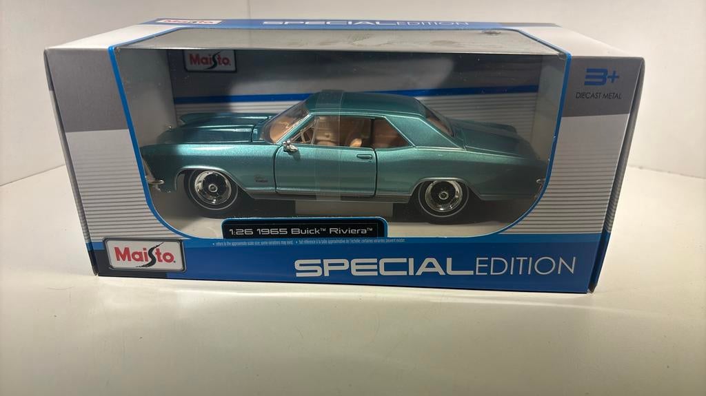 Buick riviera 1965 maisto 1.26, Maisto, Ophalen of Verzenden, A, A