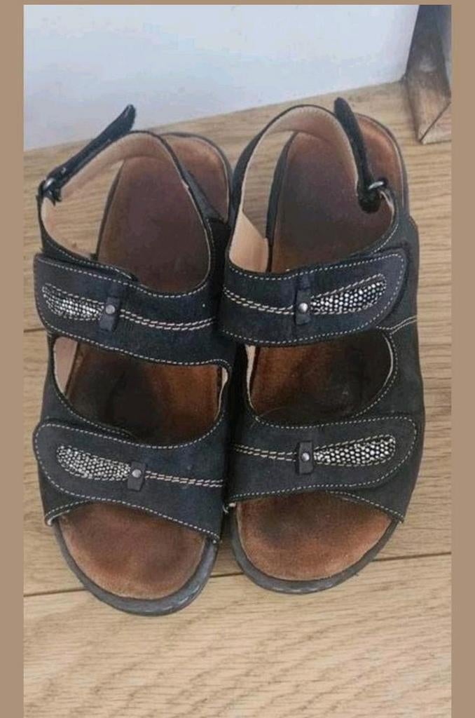 Medicus zwarte sandalen, Medicus, Zwart, Zo goed als nieuw, Sandalen of Muiltjes