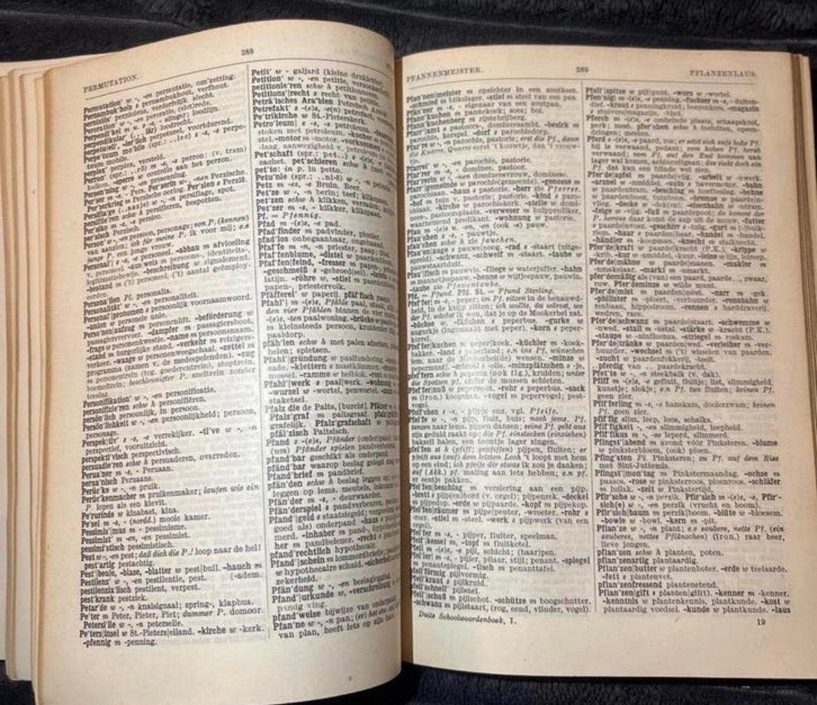 Van Gelderen's Duits Schoolwoordenboek 1920, 5e druk, Ophalen of Verzenden, Alpha, Gelezen, Niet van toepassing