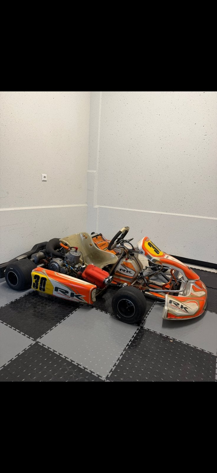 Kart rk racing 125cc tmk9c 6 versnellingen, Sport en Fitness, Ophalen, Gebruikt, Kart