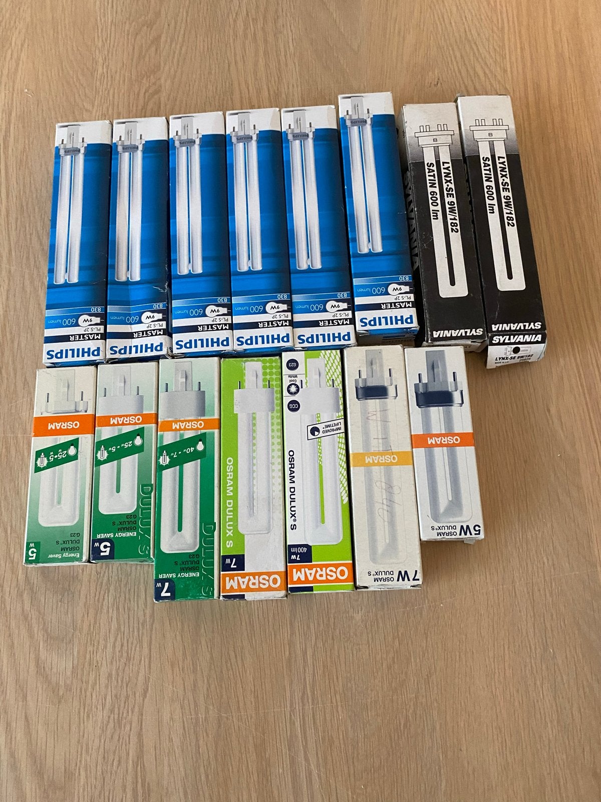15x PL-S 2P lampen (Philips, Osram, Sylvania), Ophalen, Nieuw, Overige fittingen, Philips