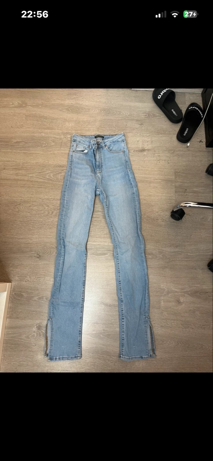 Seven Sisters jeans met splitjes - Maat W26, Ophalen of Verzenden, Gedragen, Blauw, W27 (confectie 34) of kleiner