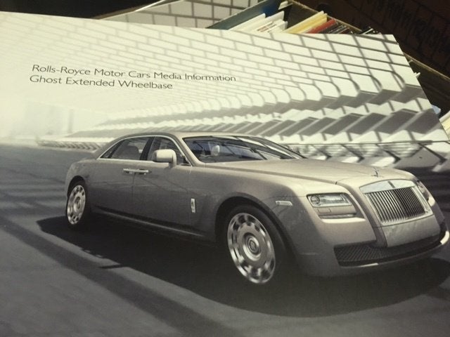 Rolls Royce brochure/auto folder of 100 EX foto cdrom 86-05, Ophalen of Verzenden, Zo goed als nieuw, Overige merken