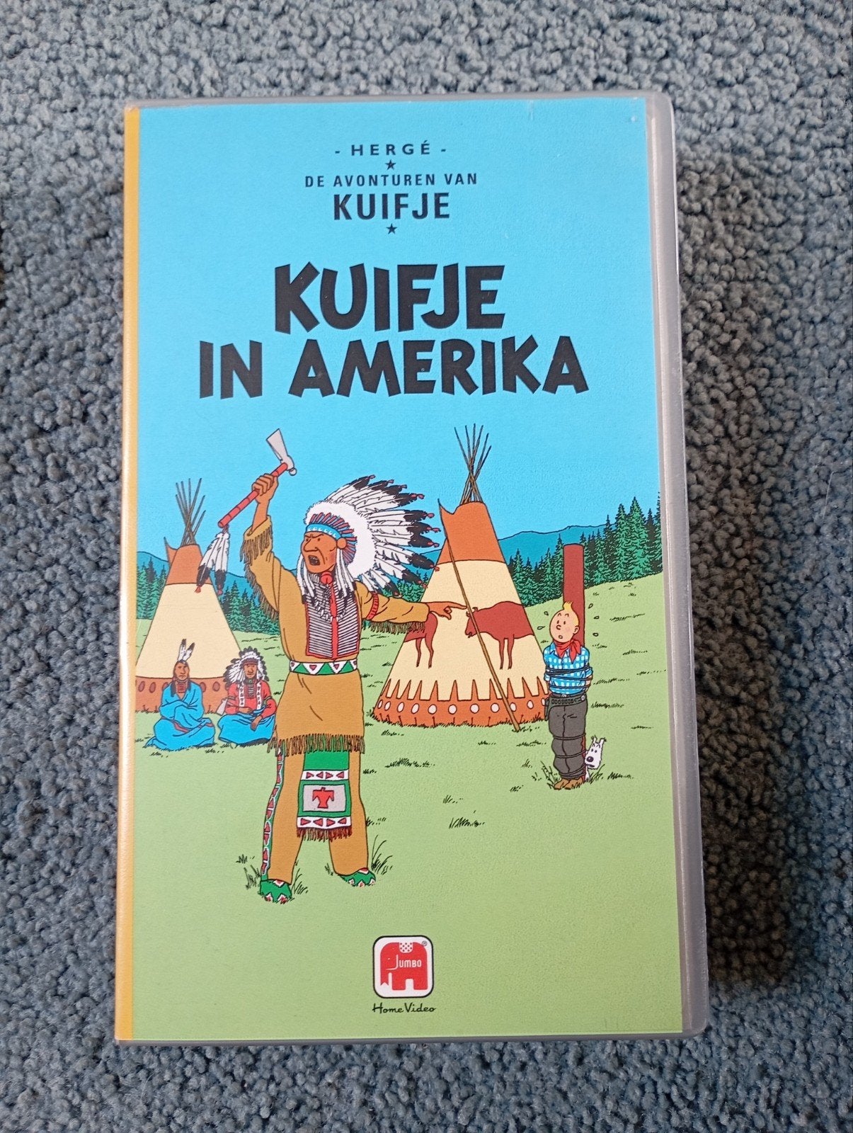 Vintage Kuifje in Amerika Herge' Home video, Boeken, Eén stripboek, Ophalen of Verzenden