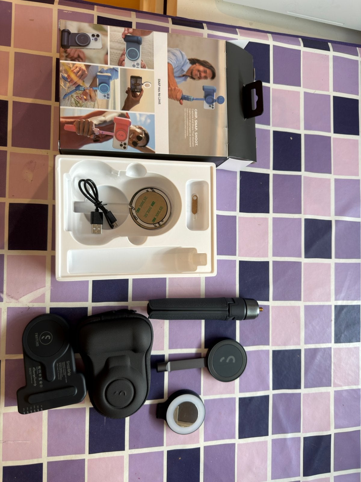Shiftcam Snapgrip Creator Kit Blue Jay - Zo goed als nieuw, Overige merken, Overige typen, Ophalen of Verzenden, Zo goed als nieuw