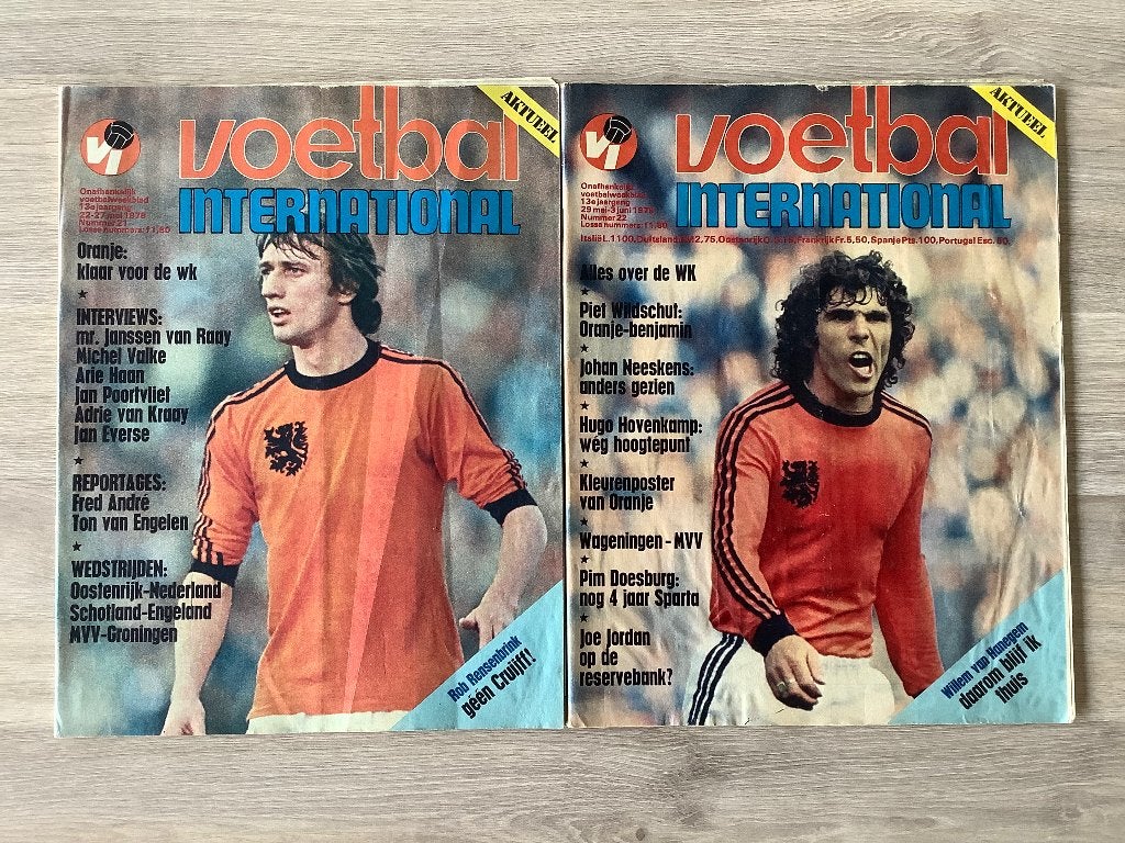 Voetbal International WK1978 Magazines met poster, Boeken, Ophalen of Verzenden, Zo goed als nieuw, Balsport, Voetbal International