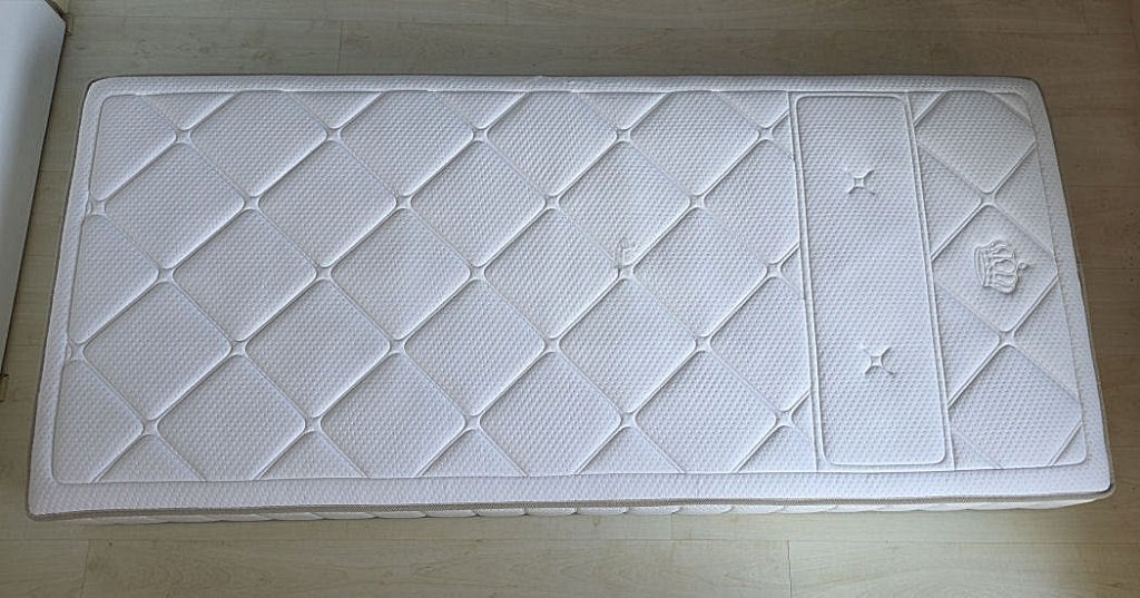 AUPING VIVO Pocketvering Matras 90 x 200 x 24 cm, Ophalen, Gebruikt, 90 cm, Eenpersoons