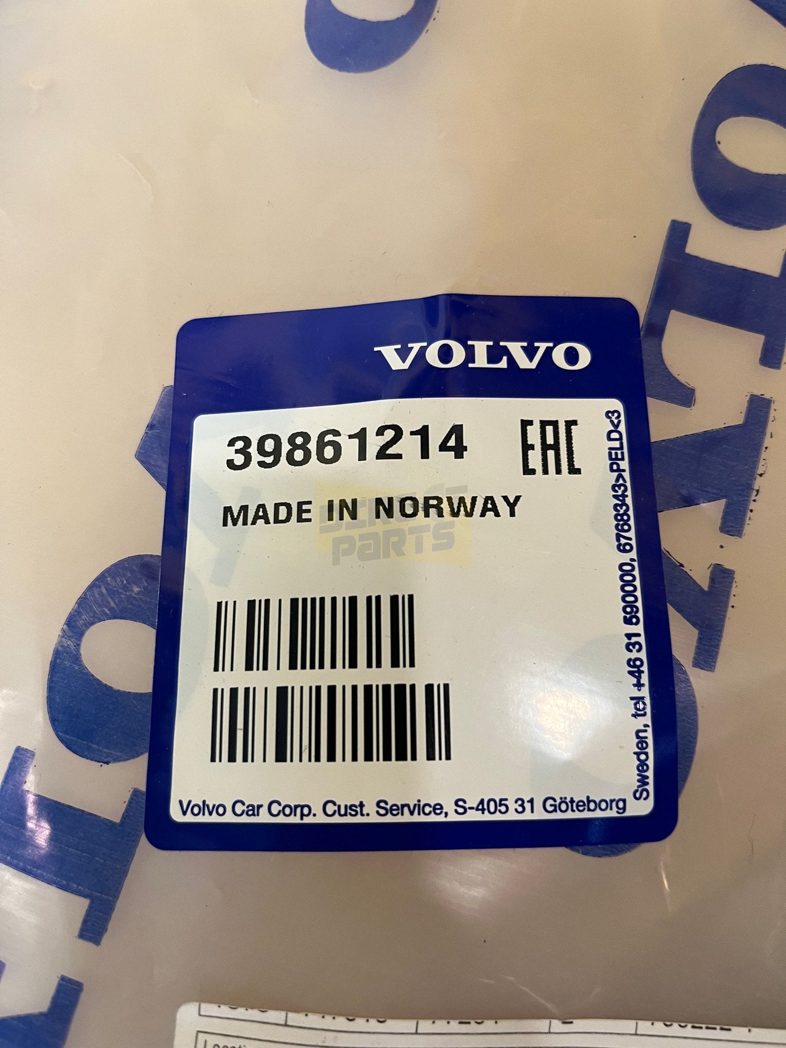 Volvo C30 (11/06-./..) wielkuiplijst links voor Origineel! 0, -, -, Nieuw, Ophalen of Verzenden