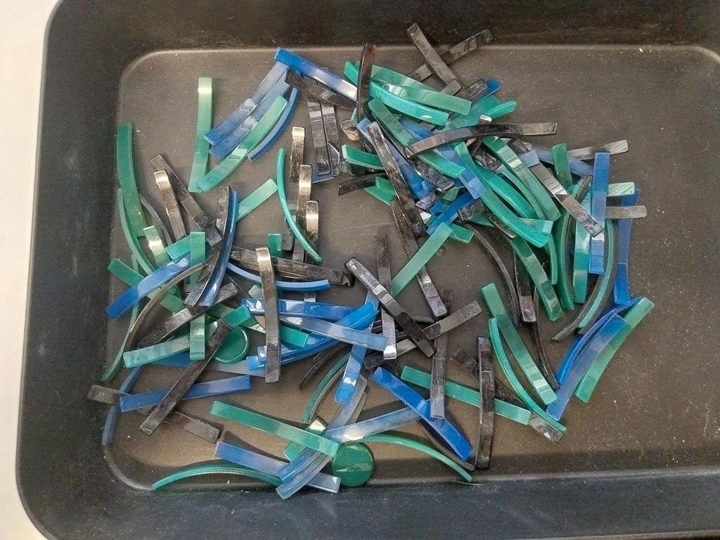 Lot van gekleurde agaat ornamenten, Sieraden, Tassen en Uiterlijk, Edelstenen, Ophalen of Verzenden, Zo goed als nieuw