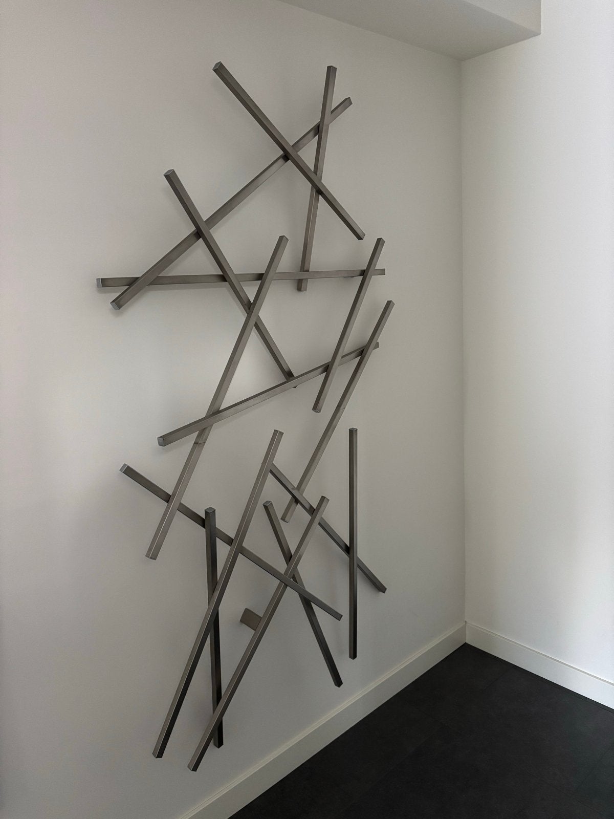 Spinder Design Matches Wandkapstok RVS, Zo goed als nieuw, Metaal, 150 tot 200 cm, Ophalen