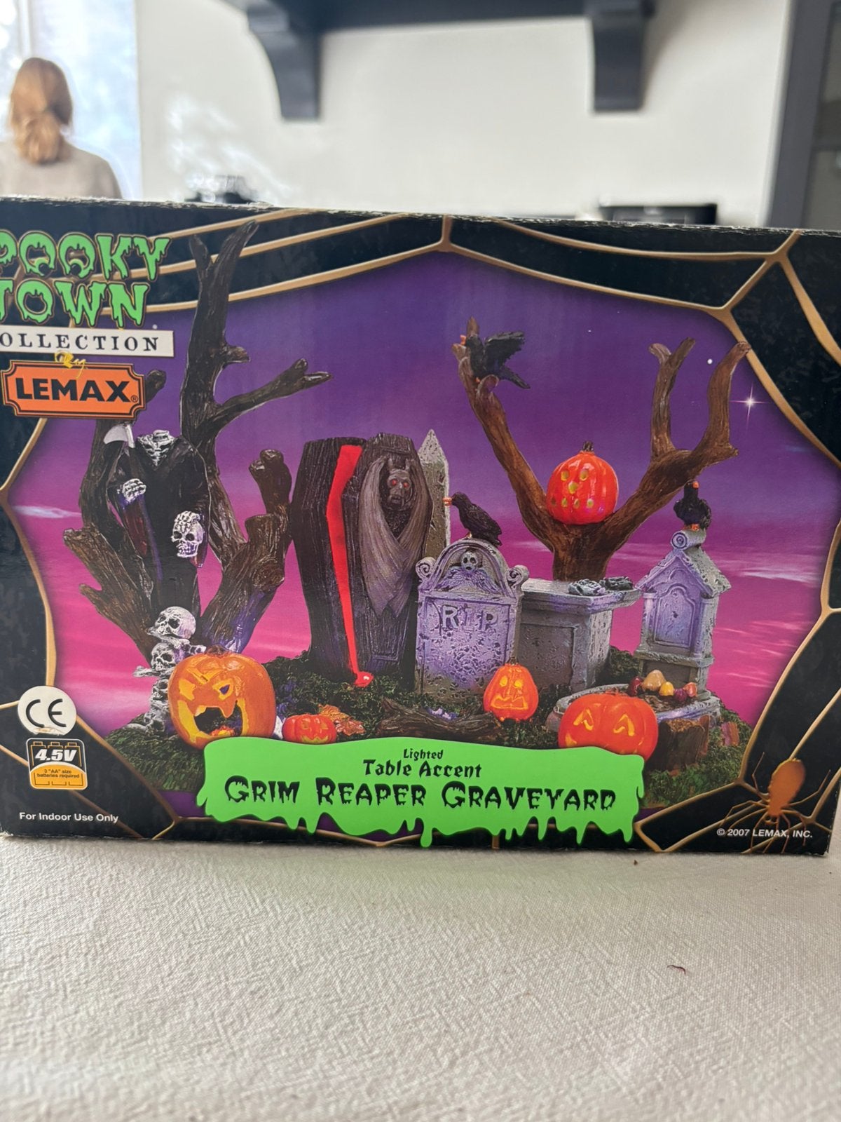 Lemax spooky town grim reaper graveyard, Ophalen of Verzenden, Zo goed als nieuw