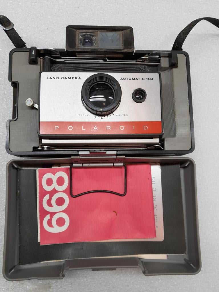 Polaroid Land Camera Automatic 104, Ophalen of Verzenden, Gebruikt, Polaroid, Polaroid