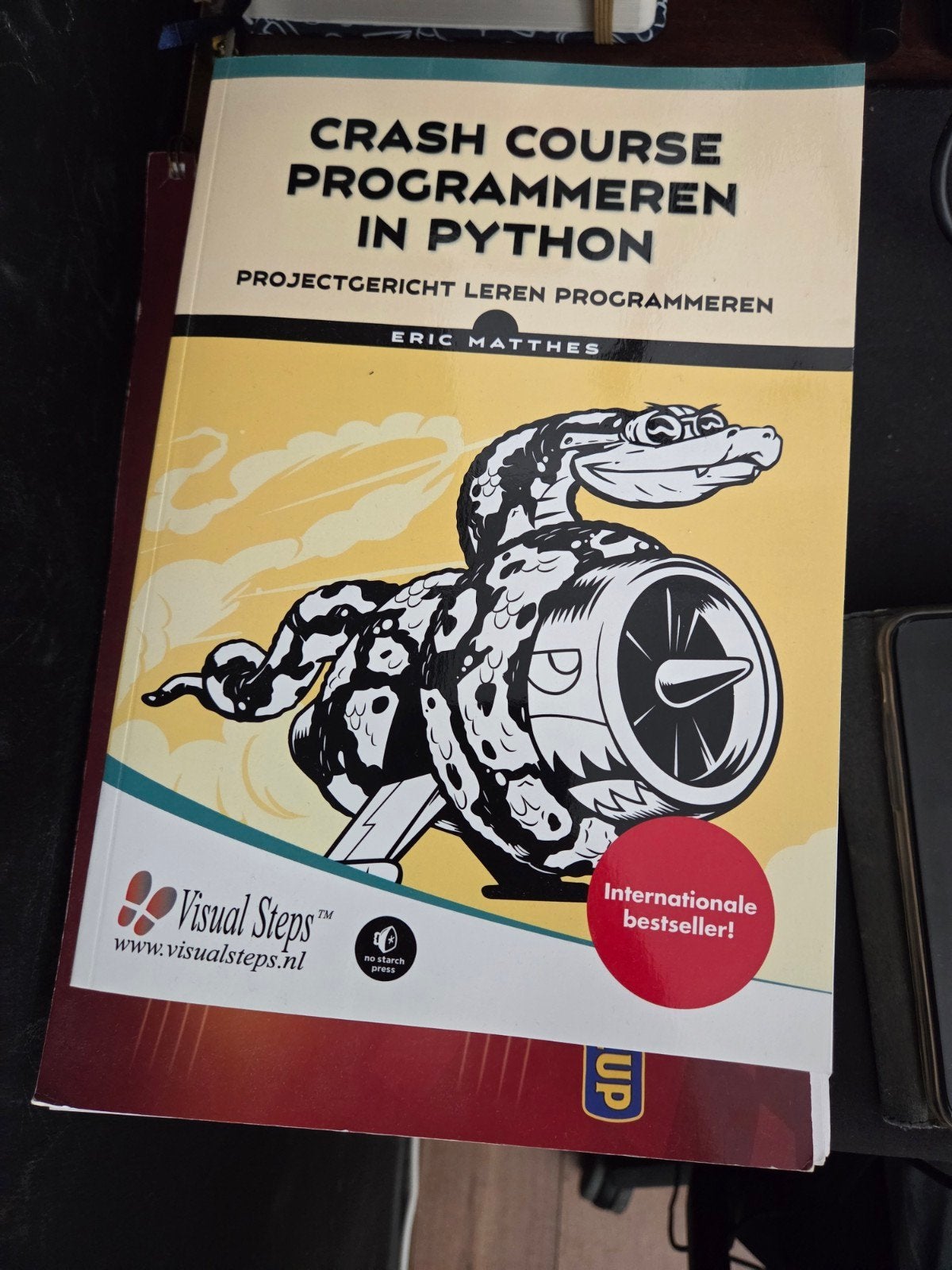 Crash Course Programmeren in Python - Eric Matthes, Ophalen of Verzenden, Zo goed als nieuw, Eric Matthes
