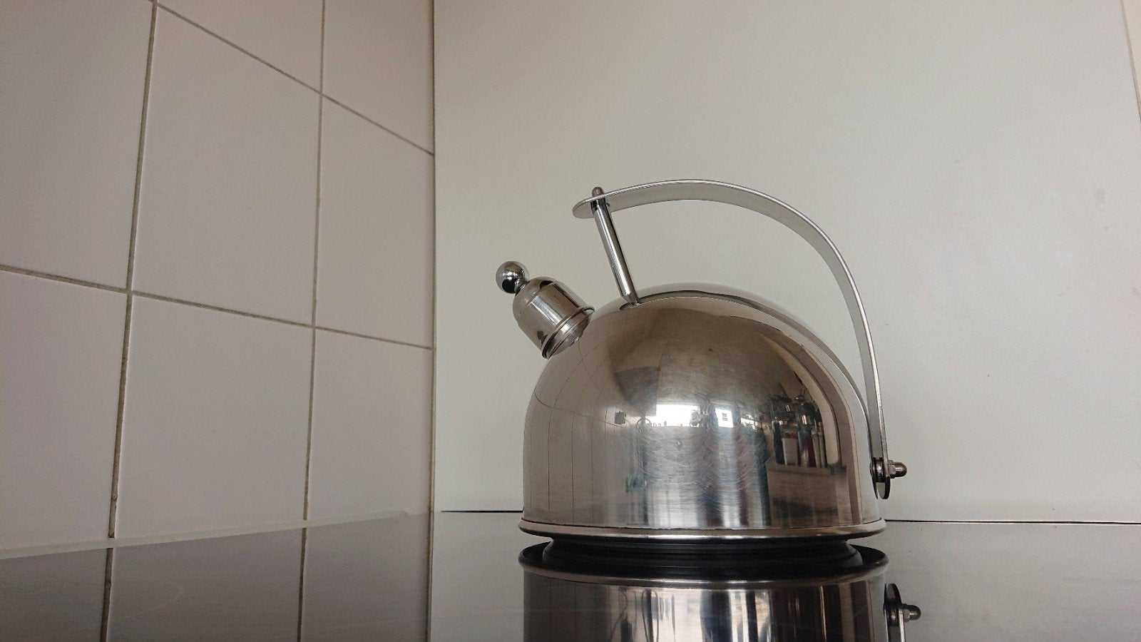 Sigg fluitketel, Zwitserse kwaliteit, houdt warmte lang vast, Gebruikt, Zilver, Metaal, Overige merken