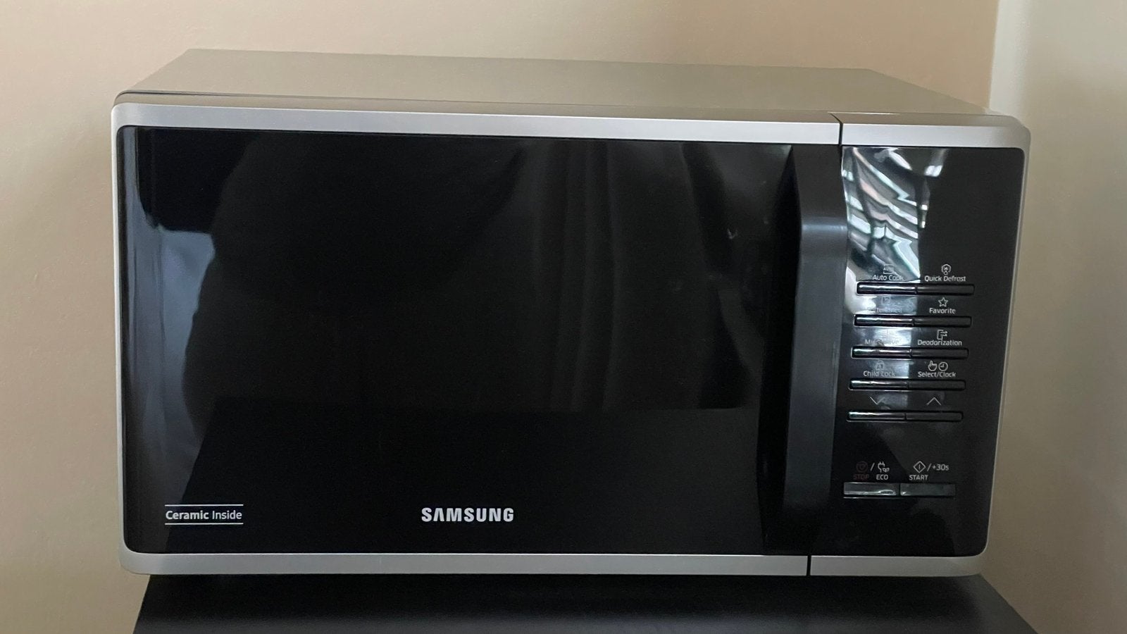 Samsung MS23K3513AS magnetron 23 liter, Ophalen, Draaiplateau, Vrijstaand, Magnetron
