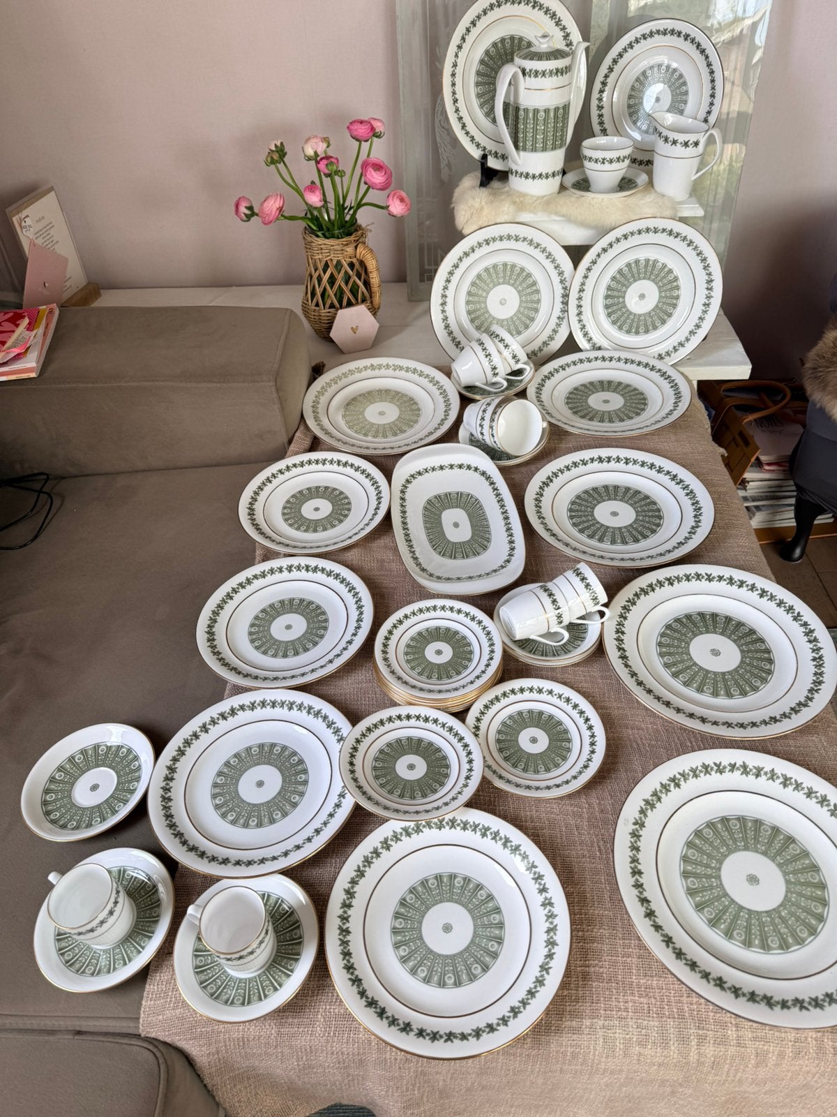 Spode Provence compl antiek porseleinen servies, Ophalen