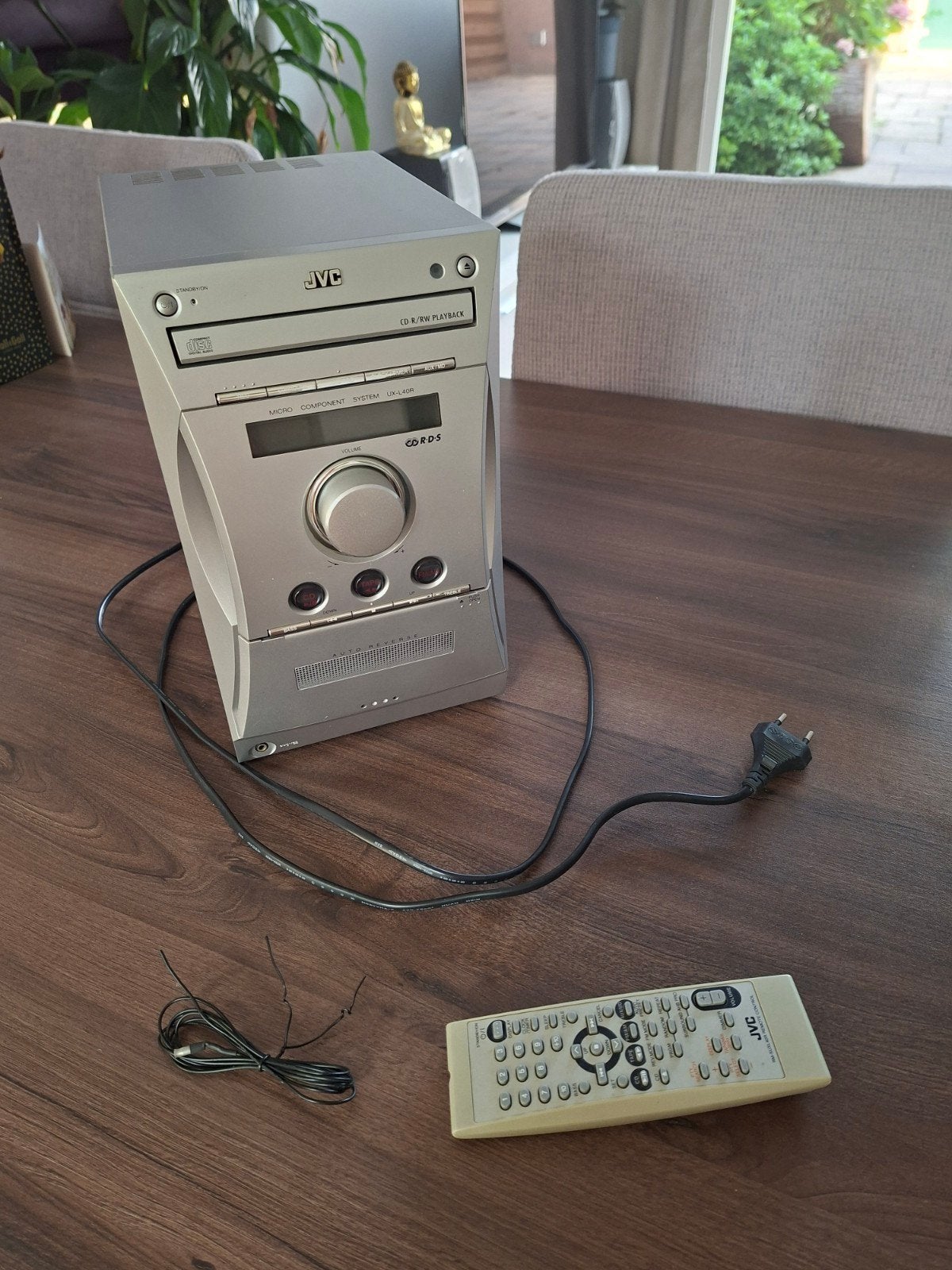 JVC stereo versterkertje (exclusief 50W speakers) NIET NIEUW, Ophalen, Gebruikt, Overige typen, Met cd-speler