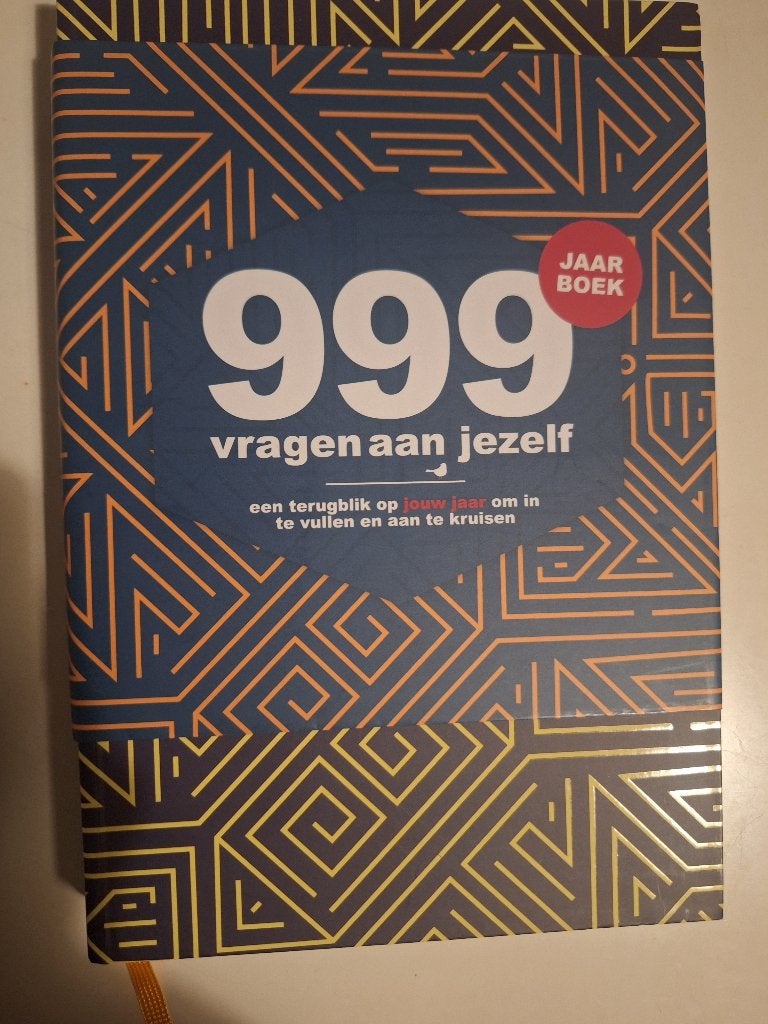 999 vragen aan jezelf JAARBOEK NIEUW IDEAAL ALS CADEAU, Onbekend, Nieuw, Ophalen of Verzenden, Overige onderwerpen