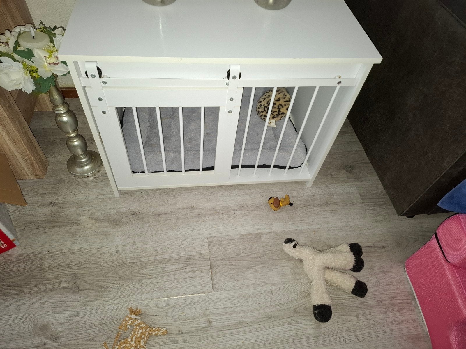 nieuwe witte houten bench, Dieren en Toebehoren, Ophalen, Nieuw