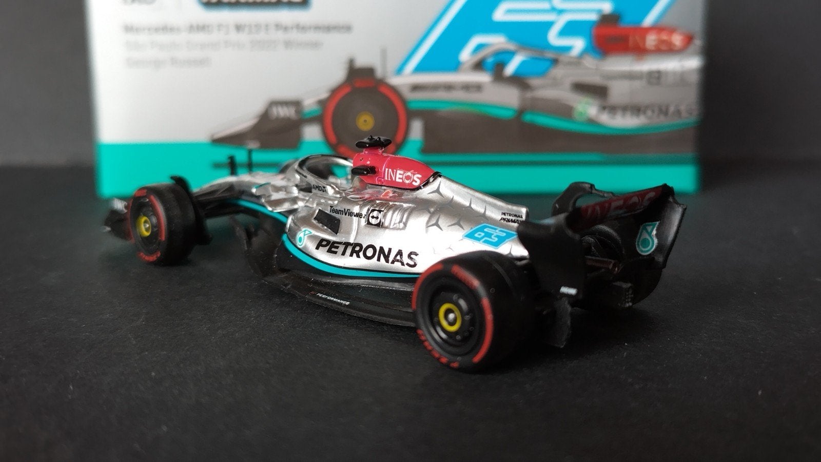 Mercedes W13e F1 George Russell Sao Paulo 2022 Tarmac Pol, Auto, Verzenden, ., Nieuw