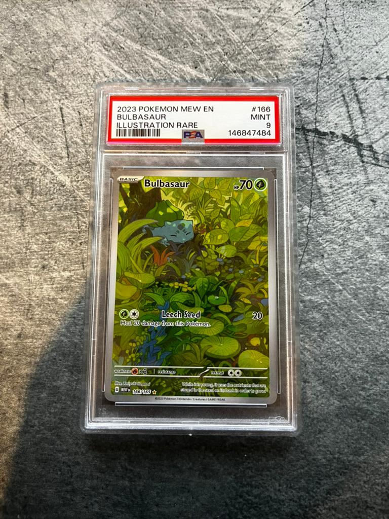 Bulbasaur #166 PSA 9 - Pokemon 151, Hobby en Vrije tijd, Verzamelkaartspellen | Pokémon, Ophalen, Zo goed als nieuw, Losse kaart