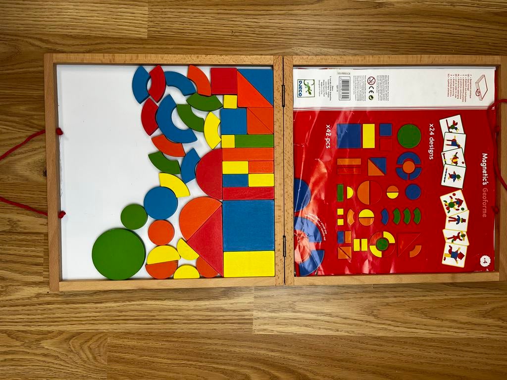 Djeco Magnetics Geoforme - Magnetisch Vormen Spel, Kinderen en Baby's, Speelgoed | Educatief en Creatief, Ophalen, Gebruikt, Knutselen
