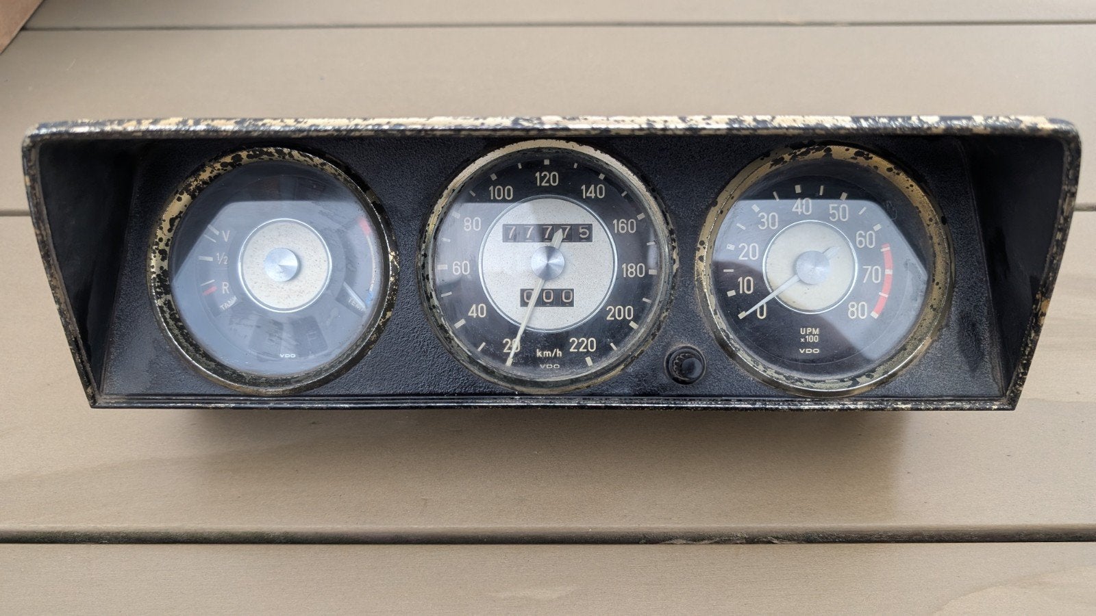 VDO sportinstrumentenpaneel voor BMW 2002 ti / tii / Turbo., Ophalen of Verzenden