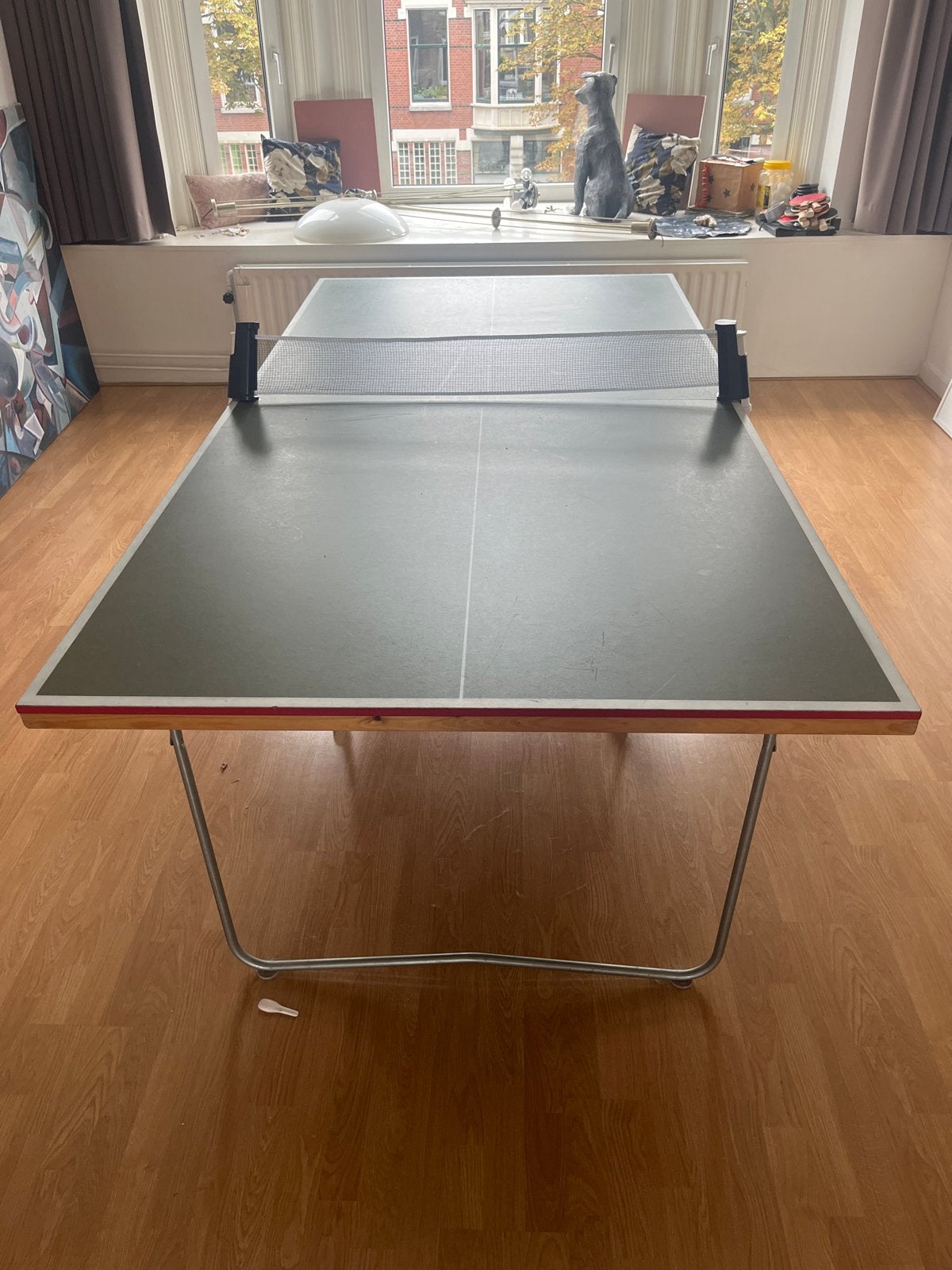 Heemskerk tafeltennistafel - Inklapbaar en verrijdbaar, Ophalen, Gebruikt, Tafel Indoor, Inklapbaar