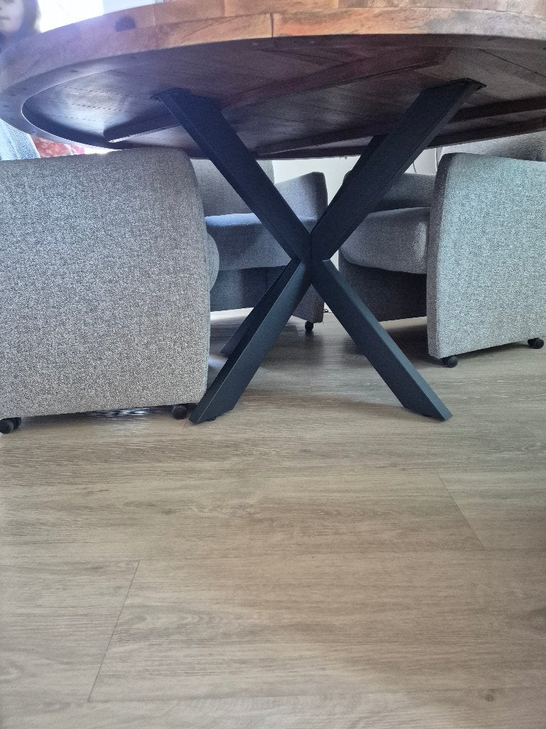 Te Koop, Ophalen, Rond, Zo goed als nieuw, Kersenhout