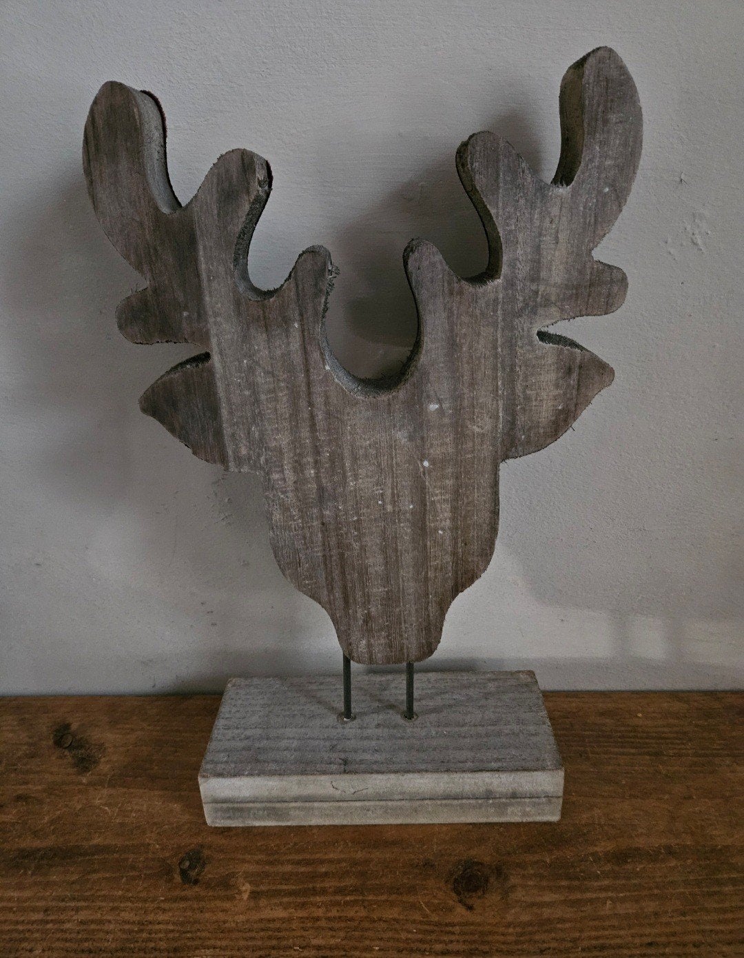 Rendier op voet - hout, Ophalen of Verzenden, Nieuw
