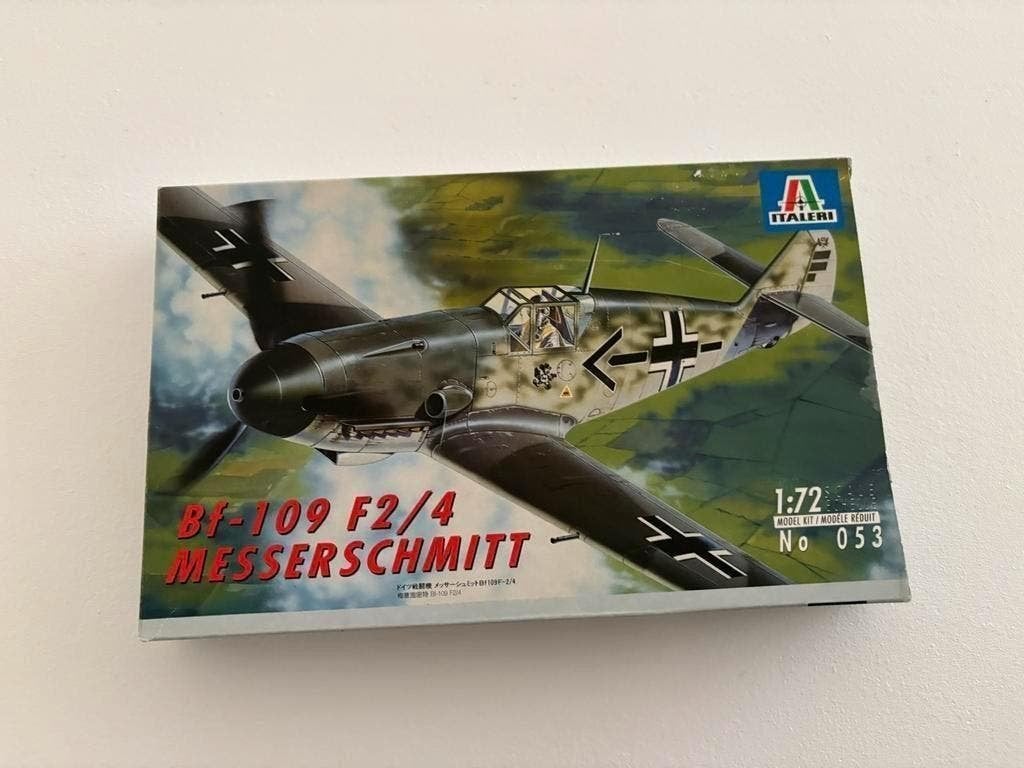 Italeri	53	Bf-109 F2/4 Messerschmitt	1/72, Ophalen of Verzenden, Zo goed als nieuw, 1:72 tot 1:144, Italeri