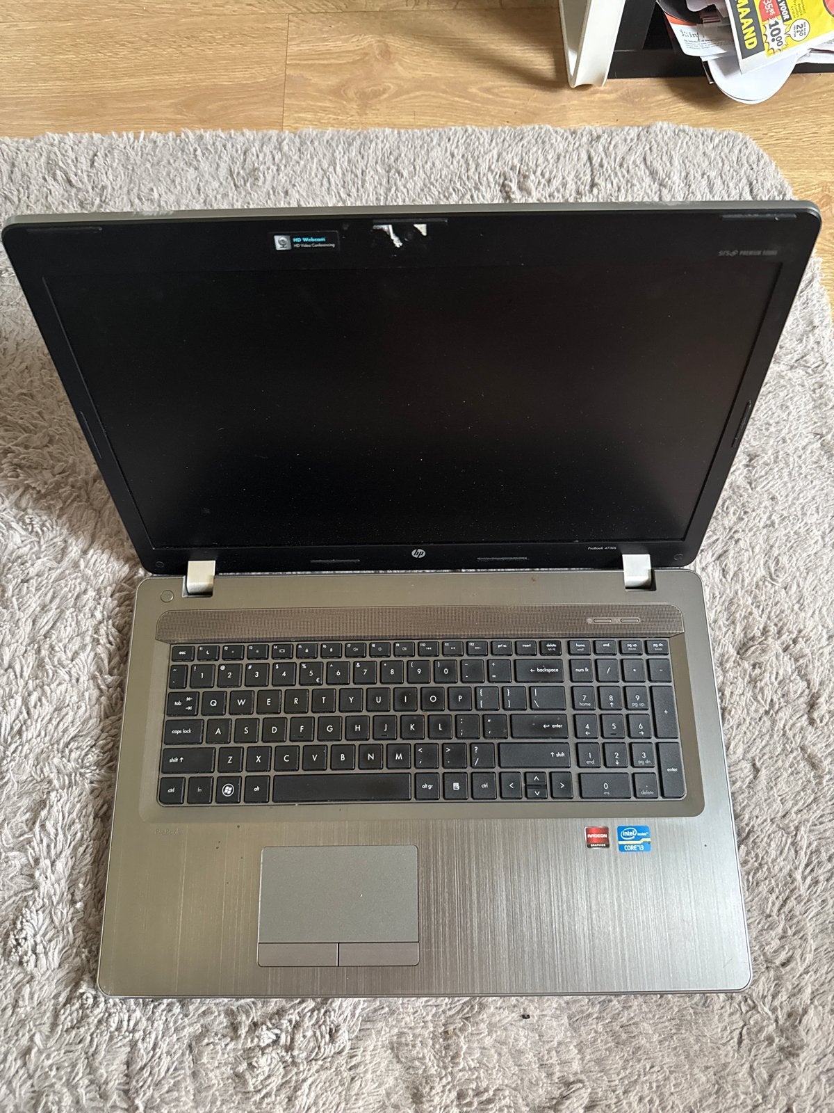HP ProBook 4730s voor onderdelen - Intel Core i3, Radeon, Met videokaart, Minder dan 4 GB, Qwerty, Ophalen of Verzenden