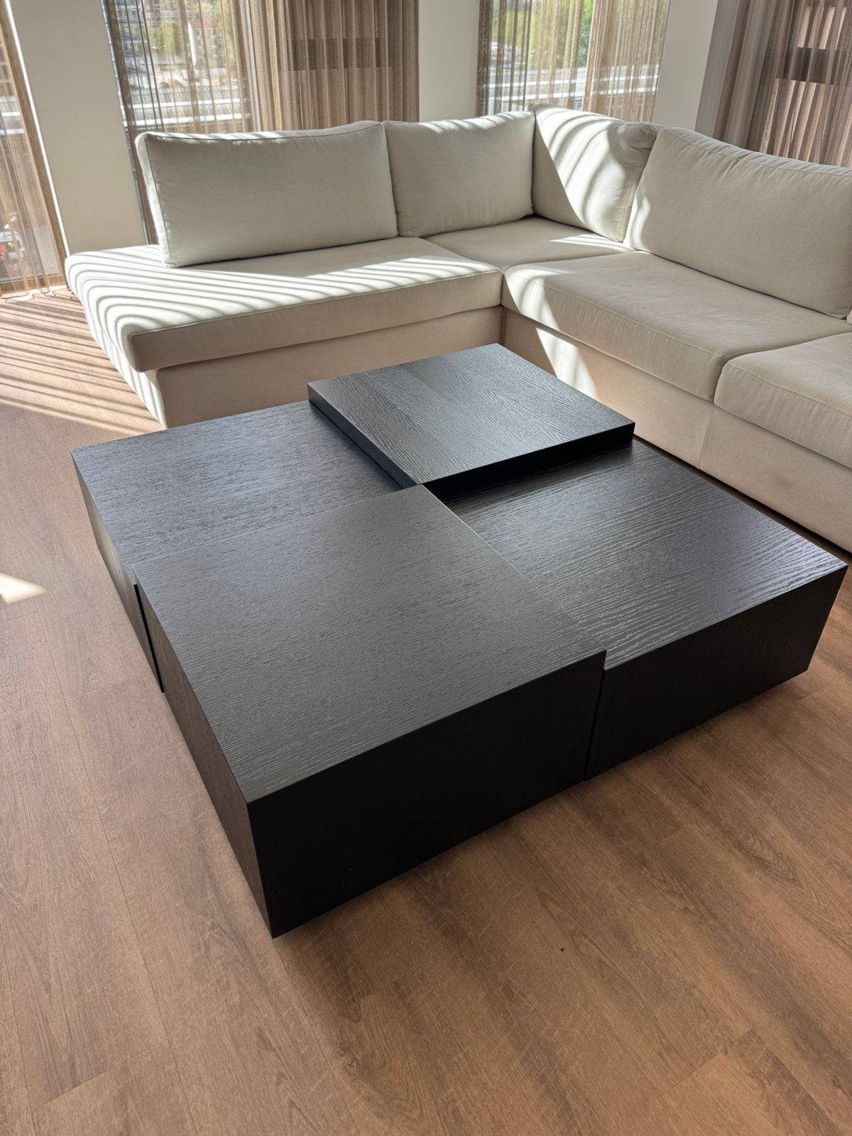 Salontafel, Huis en Inrichting, Ophalen, Zo goed als nieuw, Vierkant, 50 tot 100 cm