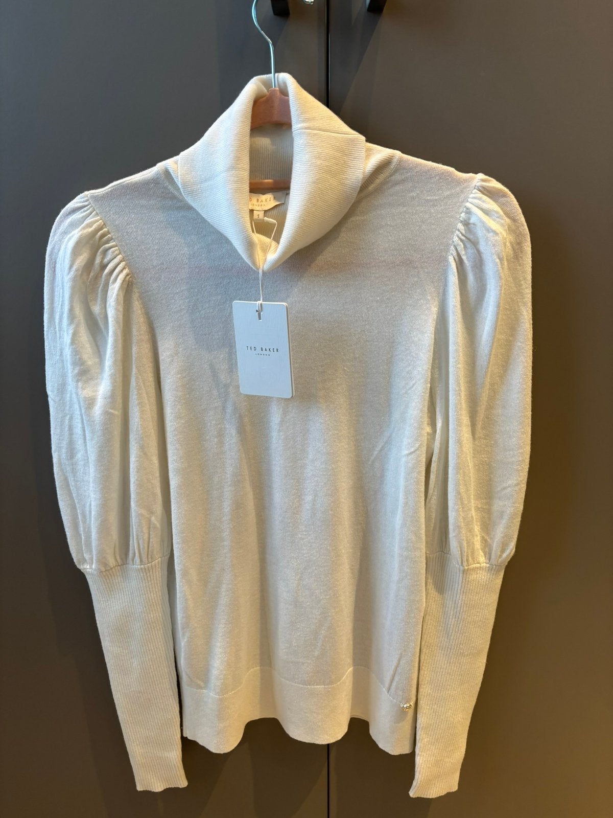 Ted Baker Witte Cashmere Coltrui NIEUW - Maat 36, Kleding | Dames, Truien en Vesten, Ophalen of Verzenden, Nieuw, Maat 36 (S)