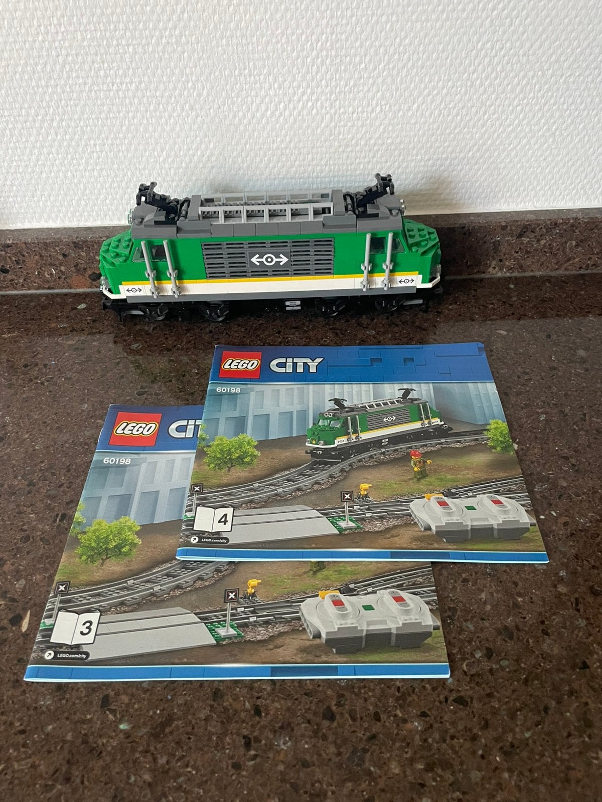 Lego trein 60198 - locomotief zonder powered up, Ophalen of Verzenden, Gebruikt, Lego, City